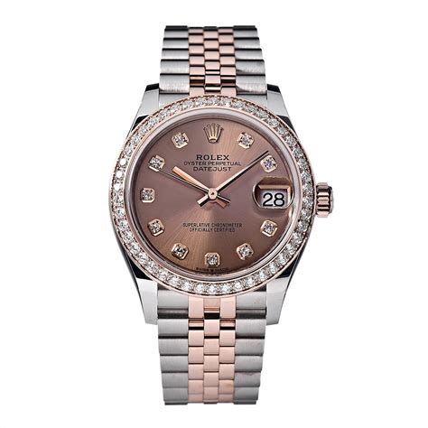 rolex oyster perpetual datejust watch rose gold|Rolex ladies Datejust 31mm steel.